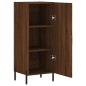 vidaXL Aparador madera de ingeniería marrón roble 34,5x34x90 cm vidaXL Aparador madera de ingeniería marrón roble 34,5x34x90 cm