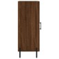vidaXL Aparador madera de ingeniería marrón roble 34,5x34x90 cm vidaXL Aparador madera de ingeniería marrón roble 34,5x34x90 cm