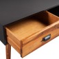 vidaXL Mesa de centro de madera de acacia maciza 90x50x40 cm