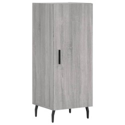 vidaXL Aparador madera de ingeniería gris Sonoma 34,5x34x90 cm