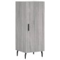 vidaXL Aparador madera de ingeniería gris Sonoma 34,5x34x90 cm vidaXL Aparador madera de ingeniería gris Sonoma 34,5x34x90 cm
