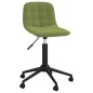 vidaXL Sillas de comedor giratorias 2 uds de terciopelo verde claro vidaXL Sillas de comedor giratorias 2 uds de terciopelo verde claro