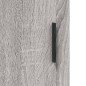 vidaXL Aparador madera de ingeniería gris Sonoma 34,5x34x90 cm vidaXL Aparador madera de ingeniería gris Sonoma 34,5x34x90 cm