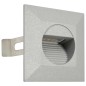 vidaXL Lámparas LED de pared de jardín 6 unidades cuadrada plateada 5W vidaXL Lámparas LED de pared de jardín 6 unidades cuadrada plateada 5W