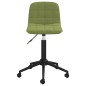 vidaXL Sillas de comedor giratorias 2 uds de terciopelo verde claro vidaXL Sillas de comedor giratorias 2 uds de terciopelo verde claro