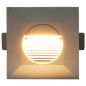 vidaXL Lámparas LED de pared de jardín 6 unidades cuadrada plateada 5W vidaXL Lámparas LED de pared de jardín 6 unidades cuadrada plateada 5W
