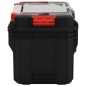 vidaXL Caja de herramientas negra y roja 65x28x31,5 cm vidaXL Caja de herramientas negra y roja 65x28x31,5 cm