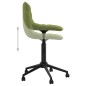 vidaXL Sillas de comedor giratorias 2 uds de terciopelo verde claro vidaXL Sillas de comedor giratorias 2 uds de terciopelo verde claro