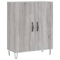 vidaXL Aparador de madera de ingeniería gris Sonoma 69,5x34x90 cm vidaXL Aparador de madera de ingeniería gris Sonoma 69,5x34x90 cm