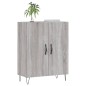 vidaXL Aparador de madera de ingeniería gris Sonoma 69,5x34x90 cm vidaXL Aparador de madera de ingeniería gris Sonoma 69,5x34x90 cm