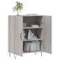 vidaXL Aparador de madera de ingeniería gris Sonoma 69,5x34x90 cm vidaXL Aparador de madera de ingeniería gris Sonoma 69,5x34x90 cm