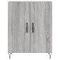 vidaXL Aparador de madera de ingeniería gris Sonoma 69,5x34x90 cm vidaXL Aparador de madera de ingeniería gris Sonoma 69,5x34x90 cm
