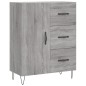 vidaXL Aparador de madera de ingeniería gris Sonoma 69,5x34x90 cm