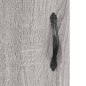 vidaXL Aparador de madera de ingeniería gris Sonoma 69,5x34x90 cm