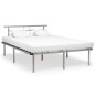 vidaXL Estructura de cama de metal gris 160x200 cm vidaXL Estructura de cama de metal gris 160x200 cm