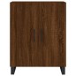vidaXL Aparador de madera de ingeniería marrón roble 69,5x34x90 cm