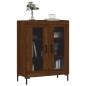 vidaXL Aparador de madera de ingeniería marrón roble 69,5x34x90 cm vidaXL Aparador de madera de ingeniería marrón roble 69,5x34x90 cm