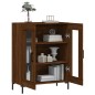 vidaXL Aparador de madera de ingeniería marrón roble 69,5x34x90 cm vidaXL Aparador de madera de ingeniería marrón roble 69,5x34x90 cm