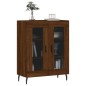 vidaXL Aparador de madera de ingeniería marrón roble 69,5x34x90 cm vidaXL Aparador de madera de ingeniería marrón roble 69,5x34x90 cm