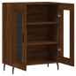 vidaXL Aparador de madera de ingeniería marrón roble 69,5x34x90 cm vidaXL Aparador de madera de ingeniería marrón roble 69,5x34x90 cm