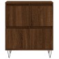 vidaXL Aparador madera contrachapada marrón roble 60x35x70 cm vidaXL Aparador madera contrachapada marrón roble 60x35x70 cm