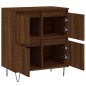 vidaXL Aparador madera contrachapada marrón roble 60x35x70 cm vidaXL Aparador madera contrachapada marrón roble 60x35x70 cm