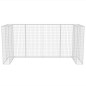 vidaXL Gaviones para ocultar triple contenedor 250x100x120 cm vidaXL Gaviones para ocultar triple contenedor 250x100x120 cm