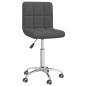 vidaXL Sillas de comedor giratorias 2 unidades tela gris oscuro vidaXL Sillas de comedor giratorias 2 unidades tela gris oscuro