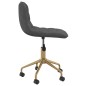 vidaXL Sillas de comedor giratorias 6 unidades terciopelo gris oscuro vidaXL Sillas de comedor giratorias 6 unidades terciopelo gris oscuro