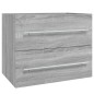 vidaXL Mueble de lavabo madera contrachapada gris Sonoma 60x38,5x48 cm vidaXL Mueble de lavabo madera contrachapada gris Sonoma 60x38,5x48 cm