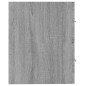 vidaXL Mueble de lavabo madera contrachapada gris Sonoma 60x38,5x48 cm vidaXL Mueble de lavabo madera contrachapada gris Sonoma 60x38,5x48 cm