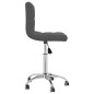 vidaXL Sillas de comedor giratorias 2 unidades tela gris oscuro vidaXL Sillas de comedor giratorias 2 unidades tela gris oscuro