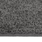 vidaXL Alfombra peluda antideslizante gris oscuro 80x150 cm vidaXL Alfombra peluda antideslizante gris oscuro 80x150 cm