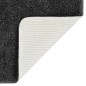 vidaXL Alfombra peluda antideslizante gris oscuro 80x150 cm vidaXL Alfombra peluda antideslizante gris oscuro 80x150 cm