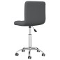 vidaXL Sillas de comedor giratorias 2 unidades tela gris oscuro vidaXL Sillas de comedor giratorias 2 unidades tela gris oscuro