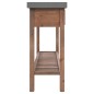 vidaXL Mesa consola de madera maciza de abeto 110x35x80 cm vidaXL Mesa consola de madera maciza de abeto 110x35x80 cm