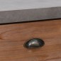 vidaXL Mesa consola de madera maciza de abeto 110x35x80 cm vidaXL Mesa consola de madera maciza de abeto 110x35x80 cm