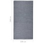 vidaXL Alfombra de exterior de tejido plano azul 100x200 cm vidaXL Alfombra de exterior de tejido plano azul 100x200 cm