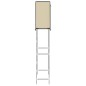 vidaXL Estantería 2 niveles lavadora hierro crema 71x29,5x170,5cm vidaXL Estantería 2 niveles lavadora hierro crema 71x29,5x170,5cm