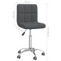 vidaXL Sillas de comedor giratorias 2 unidades tela gris oscuro vidaXL Sillas de comedor giratorias 2 unidades tela gris oscuro