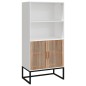 vidaXL Aparador alto madera contrachapada blanco 60x35x125 cm vidaXL Aparador alto madera contrachapada blanco 60x35x125 cm