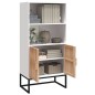 vidaXL Aparador alto madera contrachapada blanco 60x35x125 cm vidaXL Aparador alto madera contrachapada blanco 60x35x125 cm