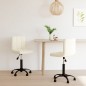 vidaXL Sillas de comedor giratorias 2 uds terciopelo crema vidaXL Sillas de comedor giratorias 2 uds terciopelo crema