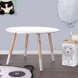 H&S Collection Mesa para niños blanco 60x41 cm H&S Collection Mesa para niños blanco 60x41 cm
