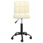 vidaXL Sillas de comedor giratorias 2 uds terciopelo crema vidaXL Sillas de comedor giratorias 2 uds terciopelo crema