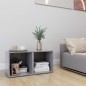 vidaXL Mueble de TV 2uds madera contrachapada gris hormigón 37x35x37cm vidaXL Mueble de TV 2uds madera contrachapada gris hormigón 37x35x37cm