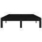 vidaXL Estructura de cama madera maciza de pino negro 120x200 cm