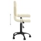 vidaXL Sillas de comedor giratorias 2 uds terciopelo crema vidaXL Sillas de comedor giratorias 2 uds terciopelo crema