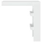 vidaXL Mesa de bar de pared madera contrachapada blanco 102x45x103,5cm vidaXL Mesa de bar de pared madera contrachapada blanco 102x45x103,5cm