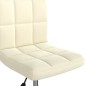 vidaXL Sillas de comedor giratorias 2 uds terciopelo crema vidaXL Sillas de comedor giratorias 2 uds terciopelo crema